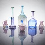 697055 Konstglas